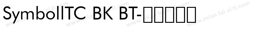 SymbollTC BK BT字体转换
